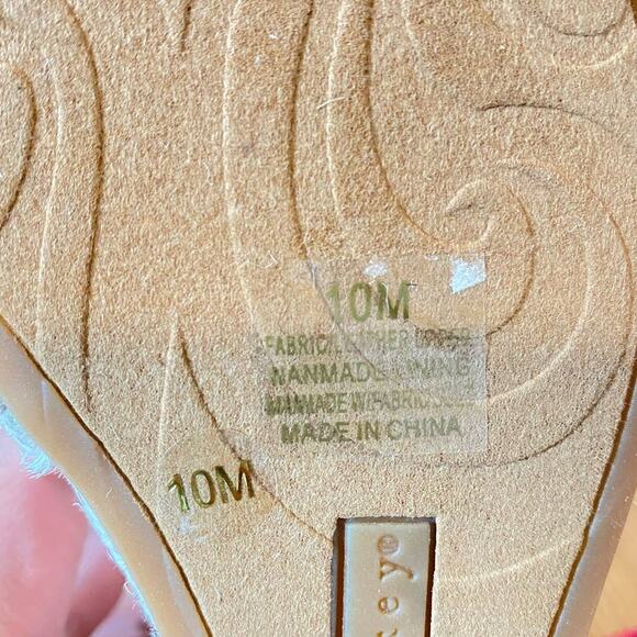 Copper Key Waterlily Ankle Strap Metallic Mermaid Espadrille Platform Wedges 10 - Picture 2 of 12